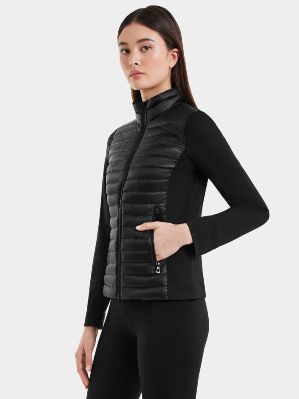 RUDSAK Sherry Women's Hybrid Light Down Jacket Black NEW WITH TAGS Size Large L
